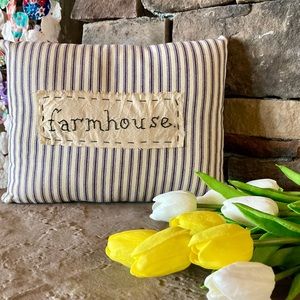 Handmade "Farmhouse" Accent Pillow